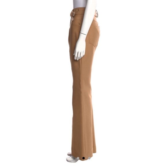 Proenza Schouler Camel-Colored High-Waisted Boot Cut Pants - US Size 8 - Picture 3 of 9